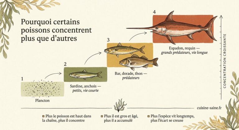 Bioaccumulation du mercure le long de la chaîne alimentaire : du plancton aux grands prédateurs