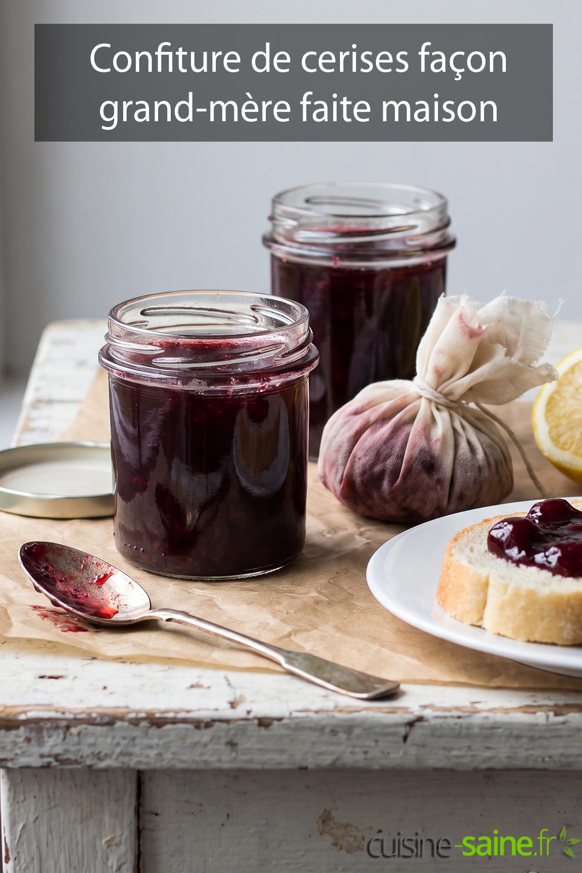 Recette de confiture de cerises de grand-mère