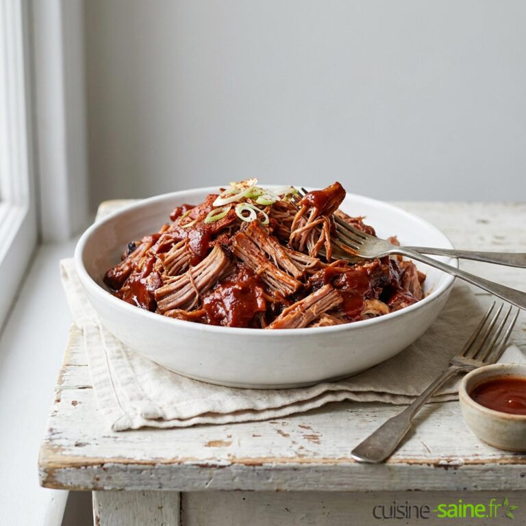 Effiloché de porc maison : la recette fondante et ultra savoureuse