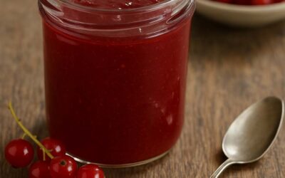 Recette de gelée de groseilles peu sucrée
