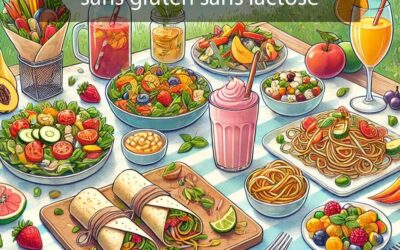 Menu semaine sans gluten sans lactose : l’été en toute légèreté