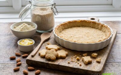Pâte sablée sans gluten ni beurre pour biscuit ou fond de tarte