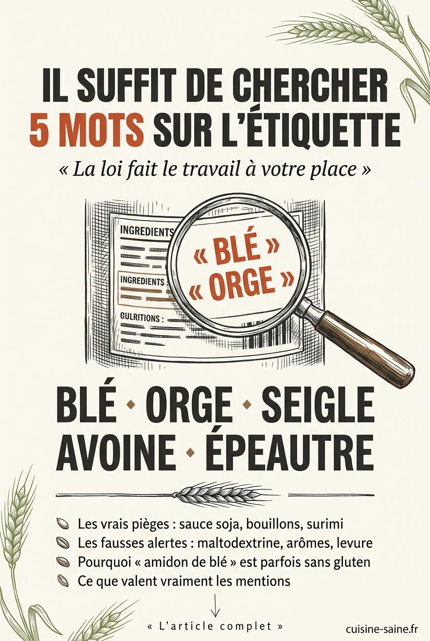 5 mots sur l'étiquette