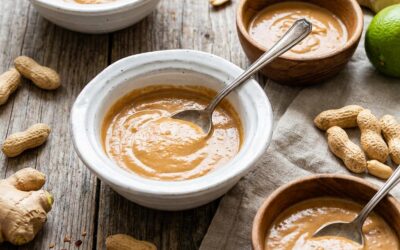 Sauce pour poke bowl à la purée de cacahuète