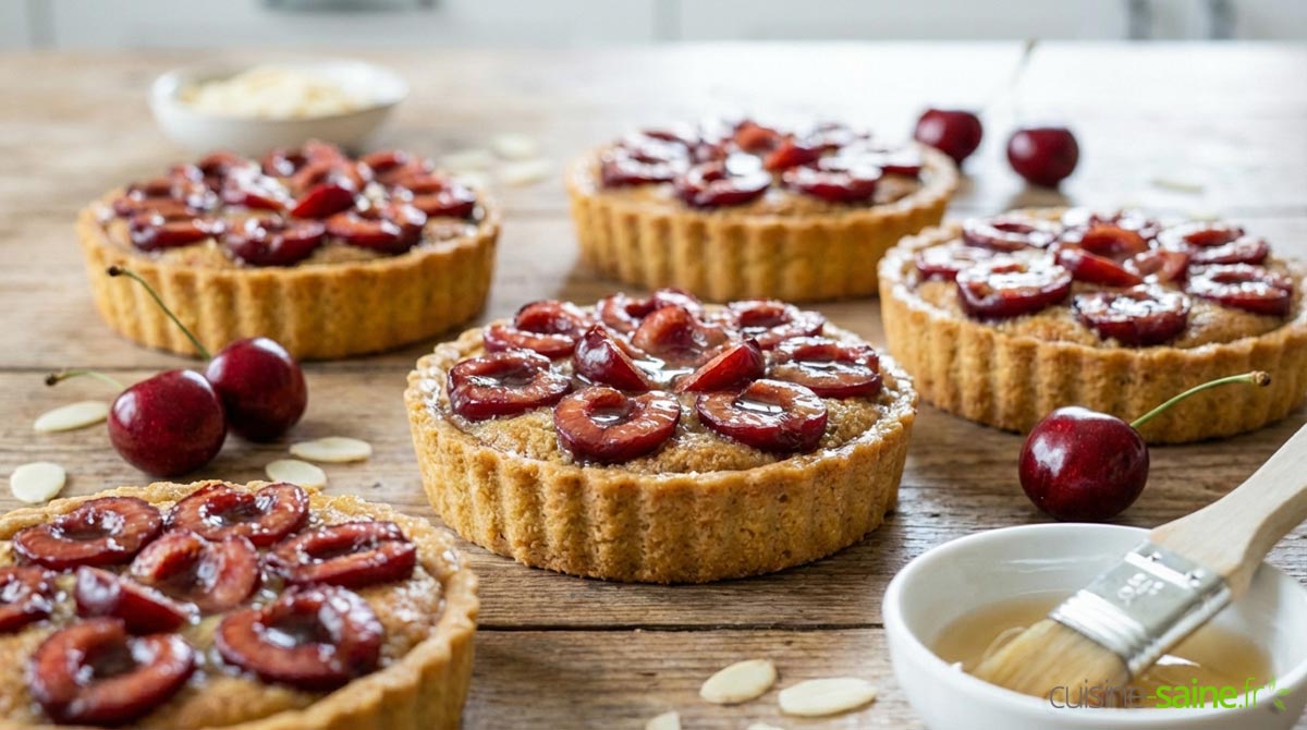 Tartelettes aux cerises sans gluten
