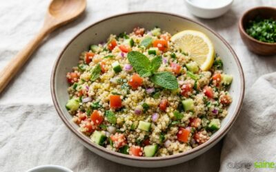 Taboulé au quinoa sans gluten ni lactose