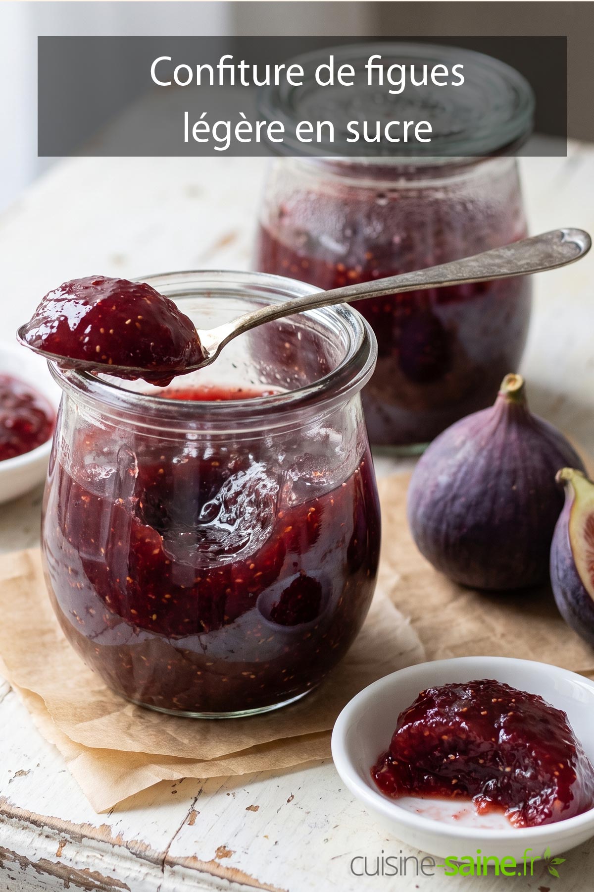 Recette de confiture de figues allégée en sucre