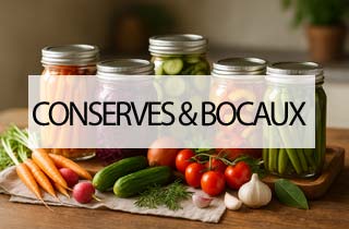 conserves et bocaux