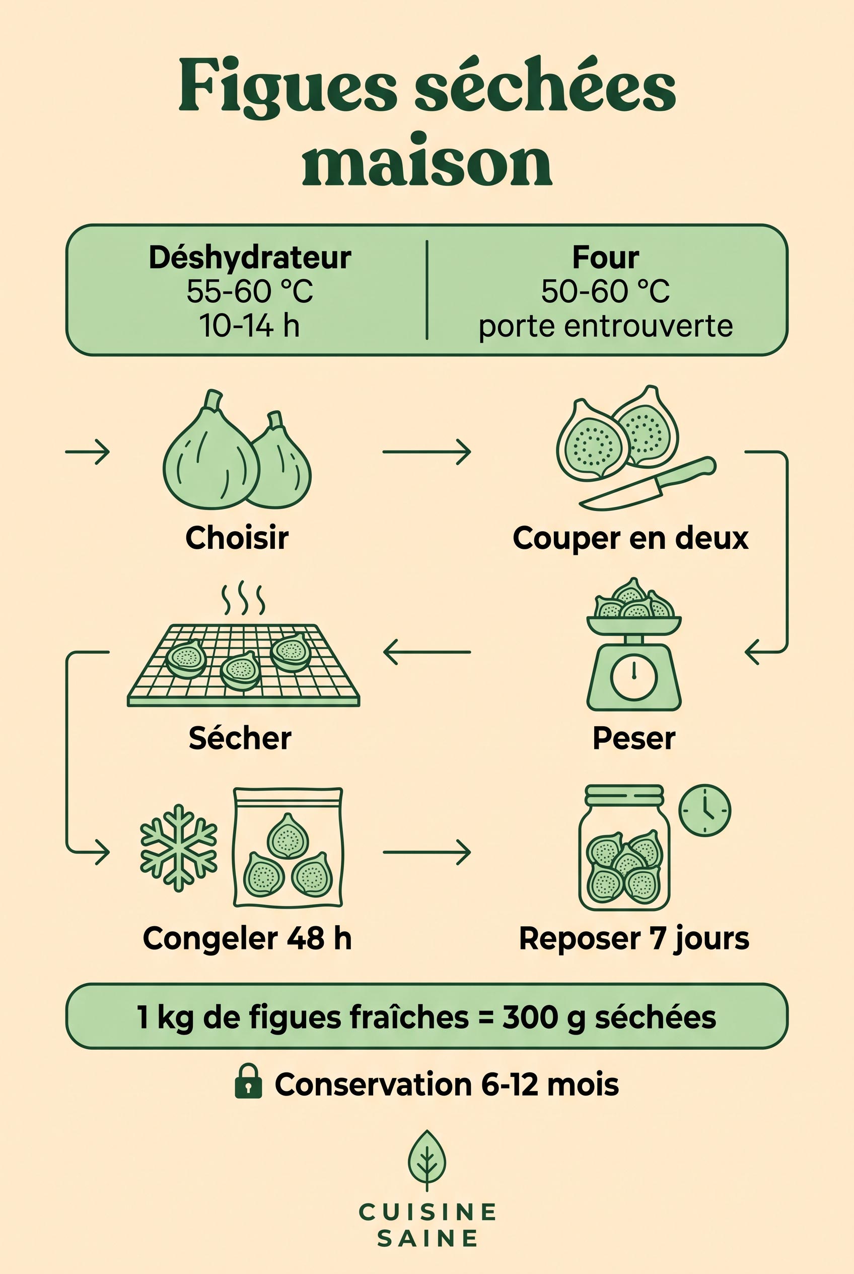 comment réaliser des figues séchées