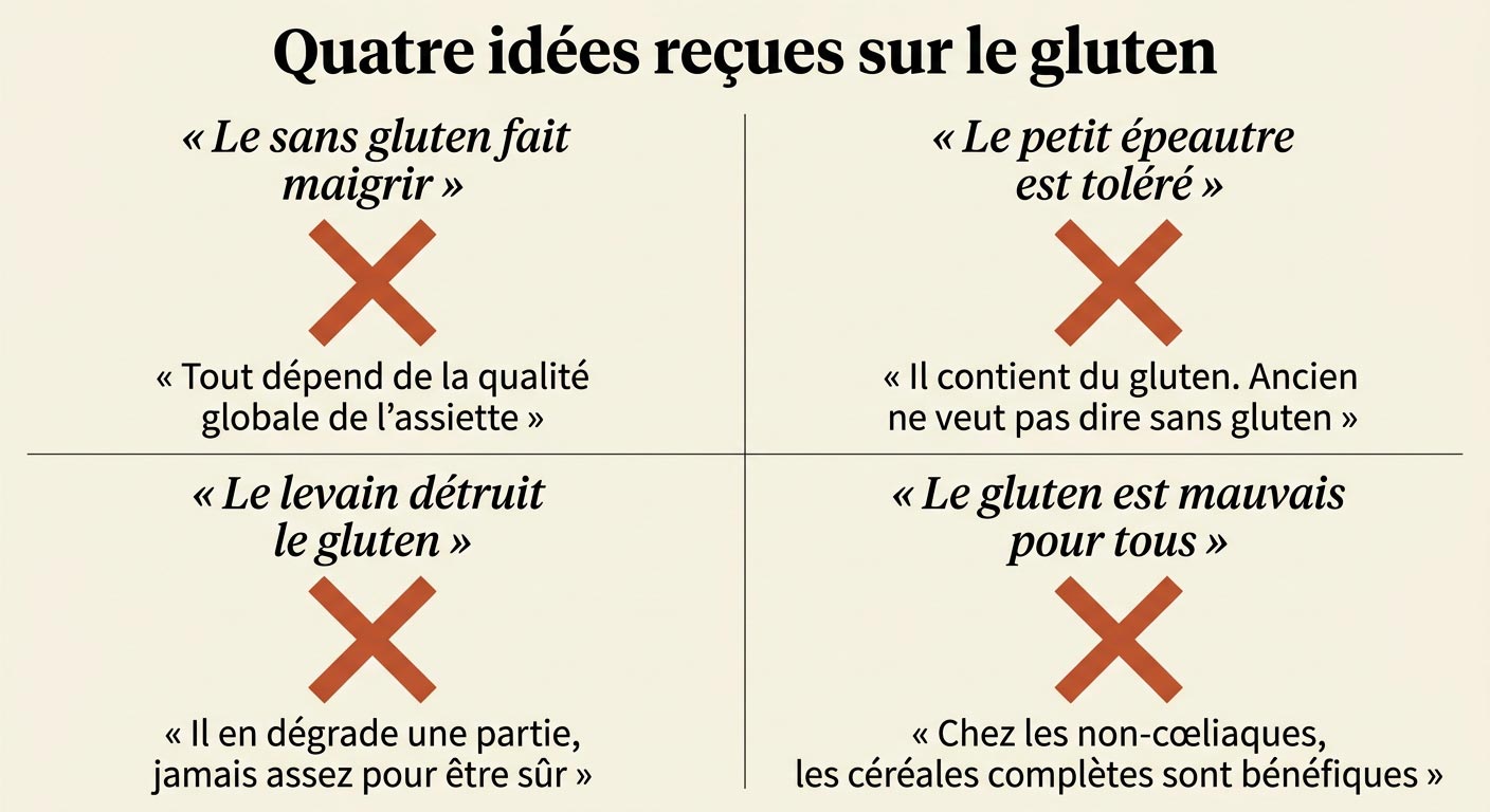 4 idées reçues sur le sans gluten