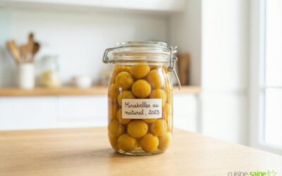 Conserve de mirabelles au naturel sans sucre