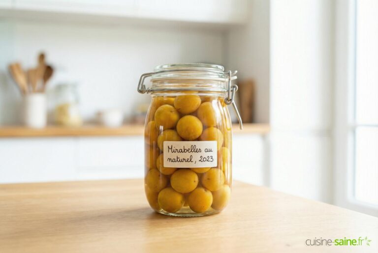 Conserve de mirabelles au naturel sans sucre