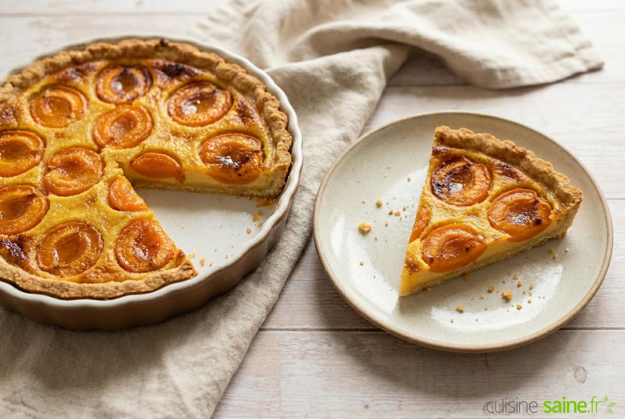 Tarte aux abricots sans gluten