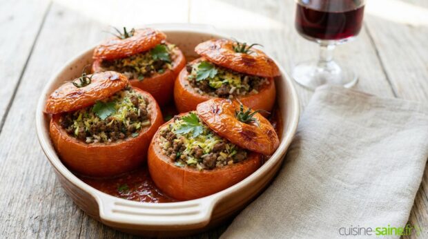 Recette de Tomates farcies sans gluten ni lactose