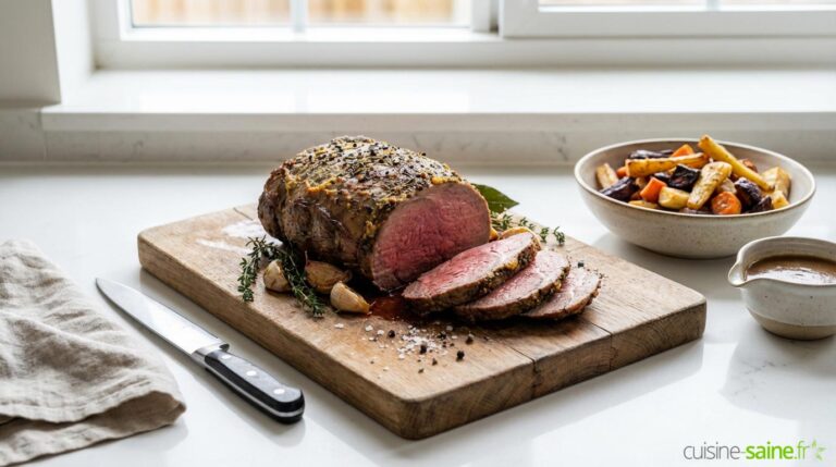 rôti de bœuf au four + calculateur temps cuisson