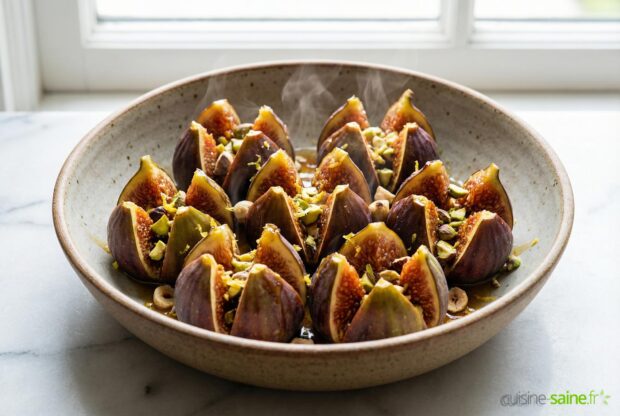 Recette de figues fraîches à la poêle sans gluten sans lactose