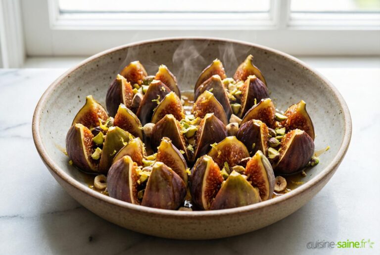 Recette de figues fraîches à la poêle sans gluten sans lactose