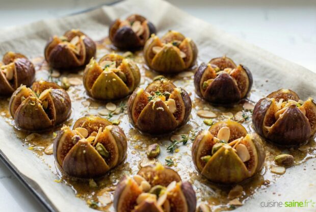 Recette de figues rôties au four sans gluten ni lactose