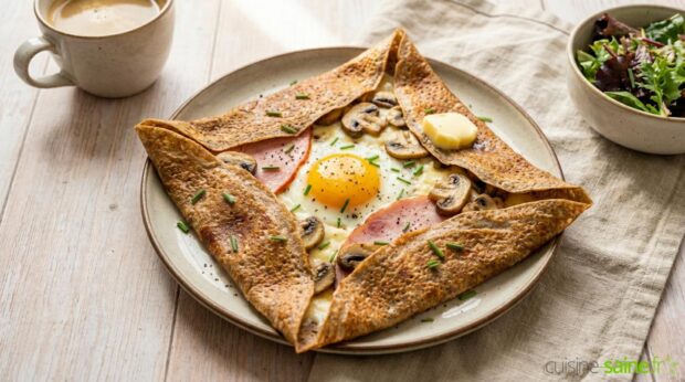 Recette de la galette au sarrasin sans gluten ni lactose