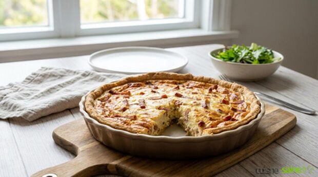 Recette de quiche lorraine sans gluten sans lactose