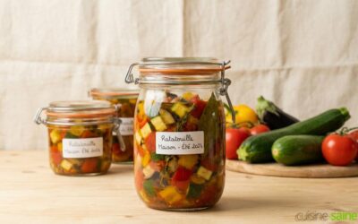 Ratatouille en bocaux : la méthode de conservation sûre
