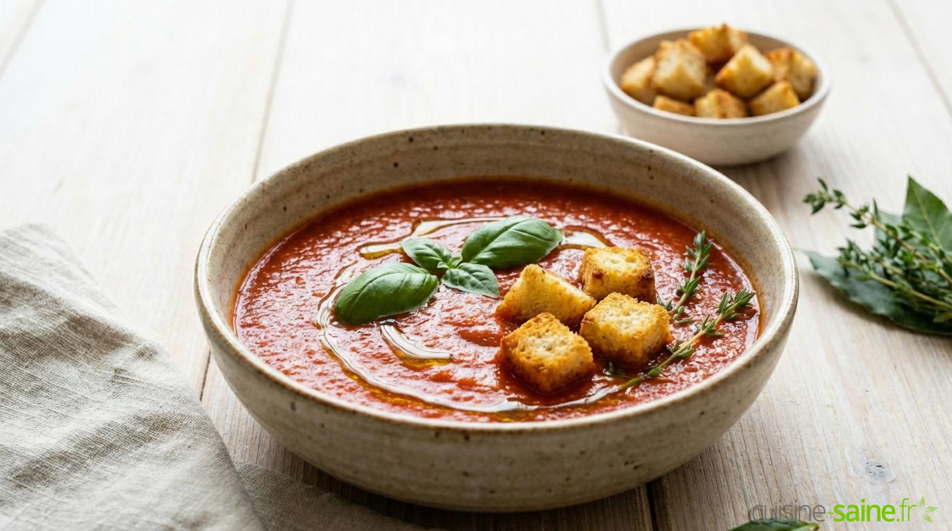 Soupe à la tomate façon grand-mère