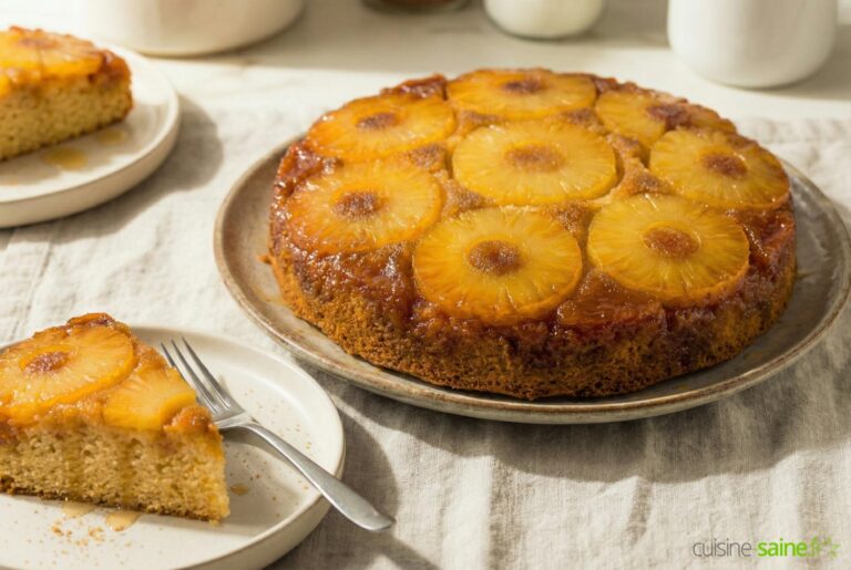 Gâteau à l’ananas sans gluten ni lait