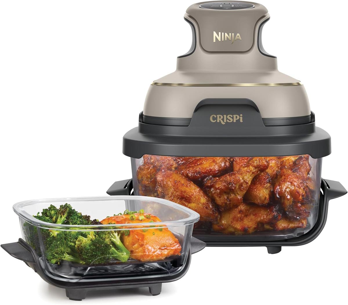 Airfryer Ninja Crispi avec cuve en verre borosilicaté sans PFAS ni téflon