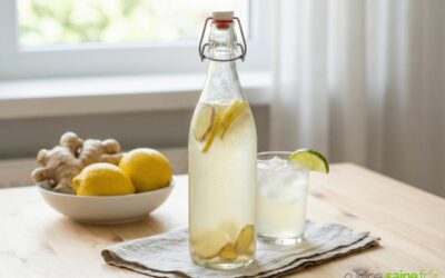 Recette ginger beer fermentée ou bière de gingembre fermentée