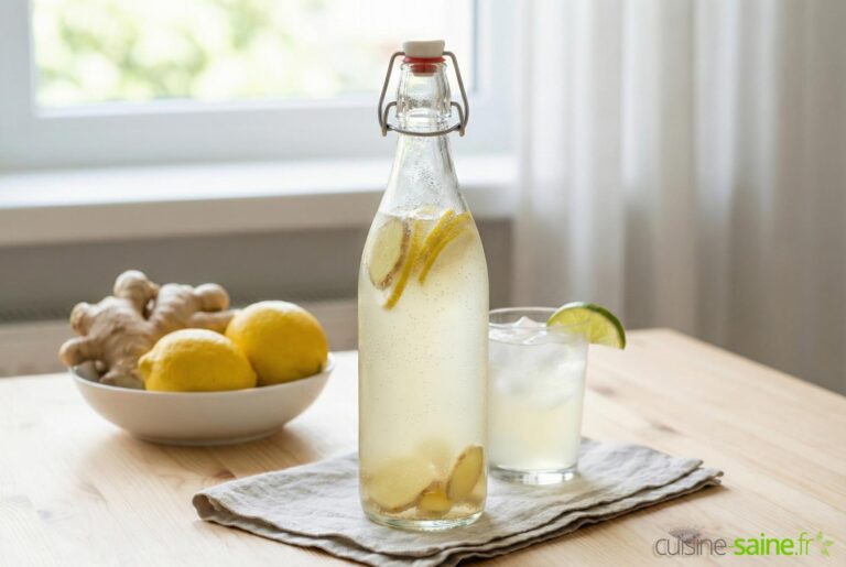Recette ginger beer fermentée ou bière de gingembre fermentée
