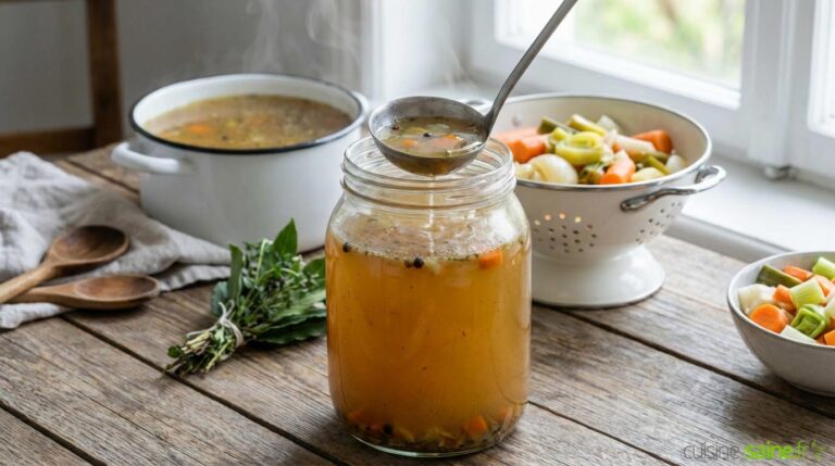 Comment faire un vrai bouillon de légumes maison ?