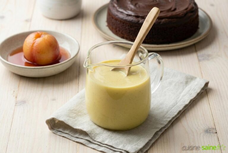 Recette de crème anglaise sans lactose sans gluten