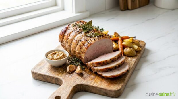 Cuisson du rôti de porc au four + calcul du temps de cuisson