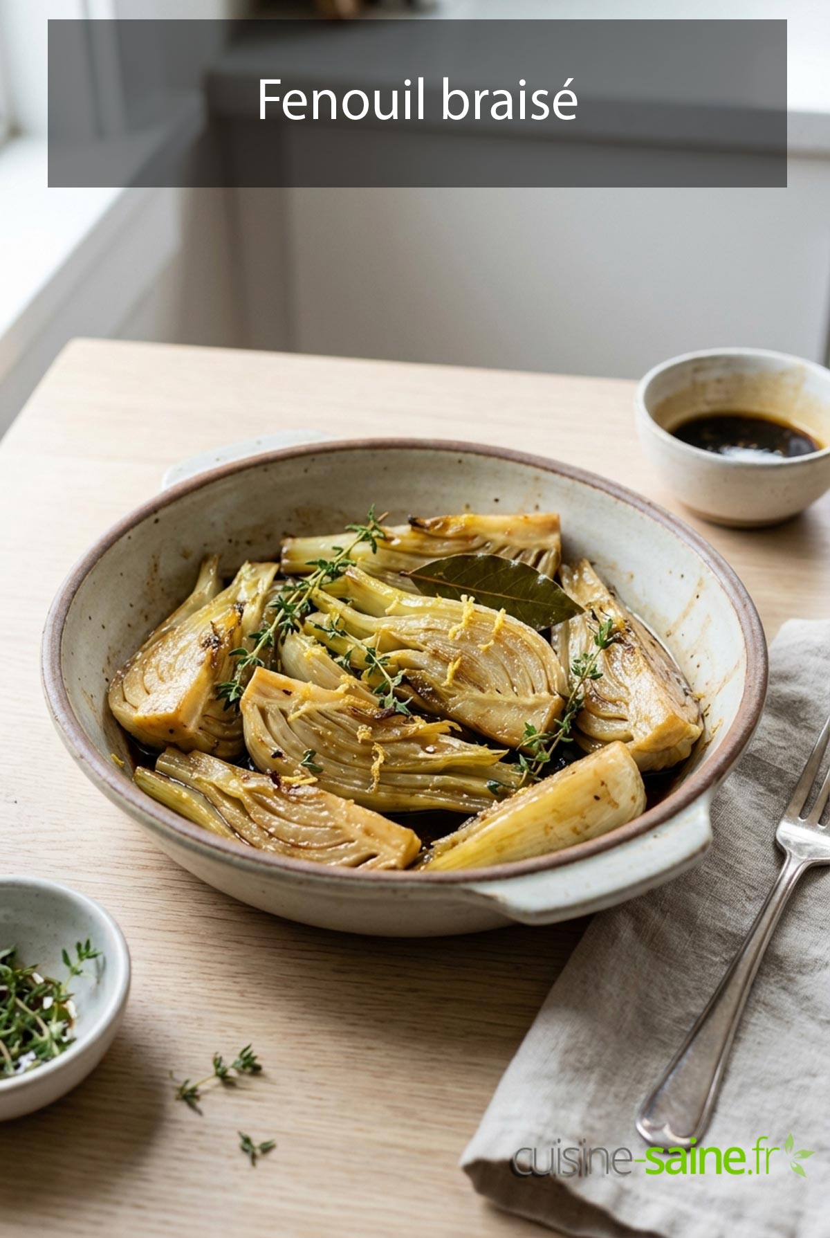 Recette de fenouil braisé