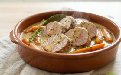 Recette du filet mignon de porc aux carottes sans gluten ni lactose