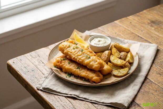 Recette de fish and chips sans gluten ni lactose