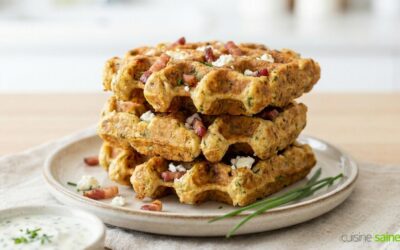 Recette de gaufre salée sans gluten