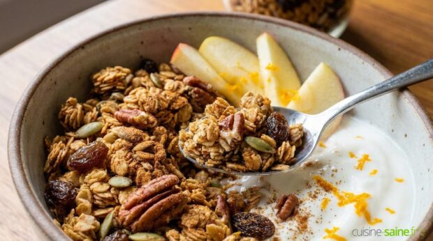 Recette de granola maison healthy et sans gluten