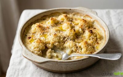 Gratin de chou-fleur sans gluten ni lactose