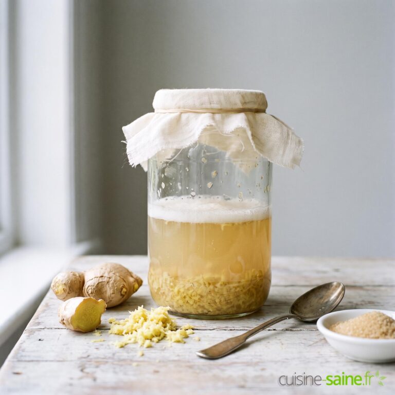 Recette de levain de gingembre (ginger bug)
