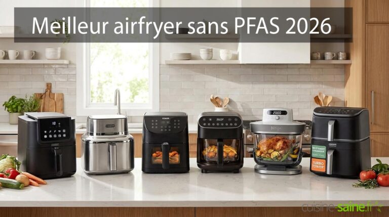 Meilleur airfryer sans PFAS 2026 : mon comparatif des friteuses sans huile