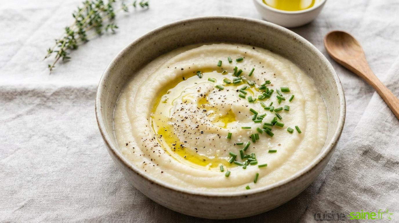 Recette de purée de chou-fleur sans lactose