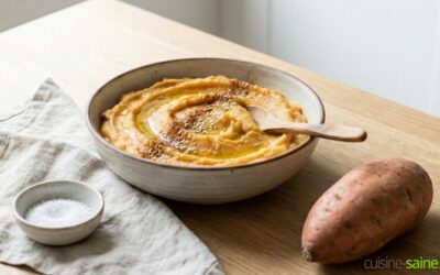 Purée de patates douces sans lactose