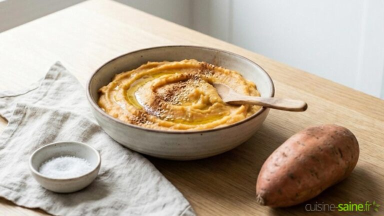Recette de purée de patates douces sans lactose sans gluten