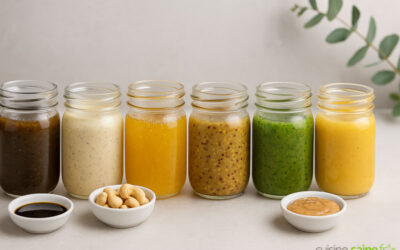 Comment faire une vinaigrette et 6 variantes de vinaigrettes (sans gluten ni lait)