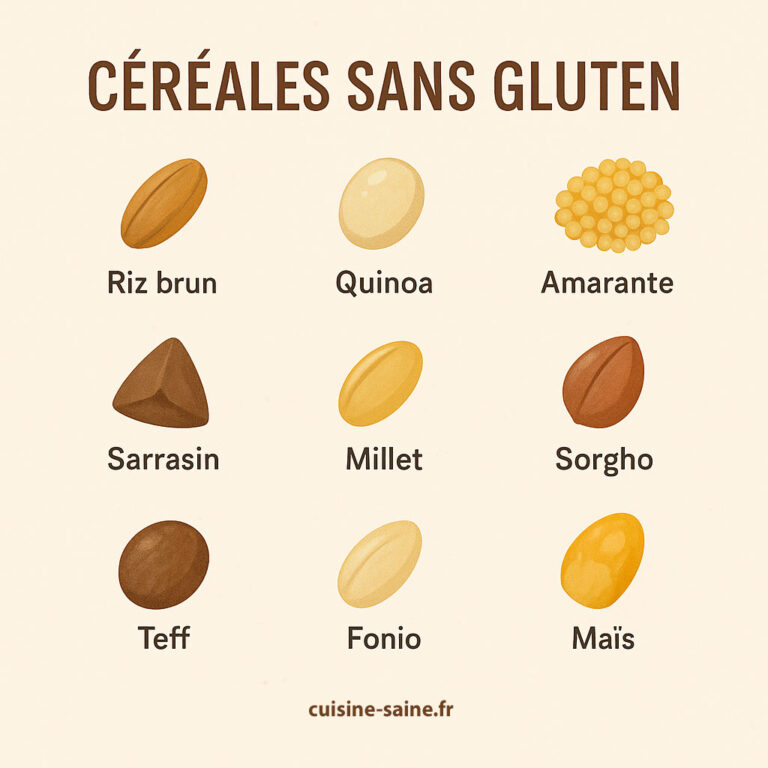 La liste des céréales sans gluten
