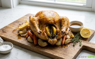 Cuisson du poulet au four + calculateur du temps de cuisson