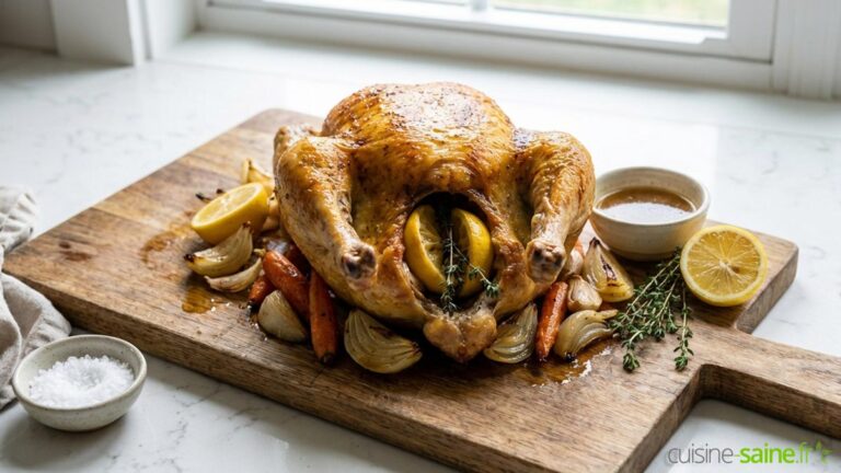 Cuisson du poulet au four + calculateur du temps de cuisson