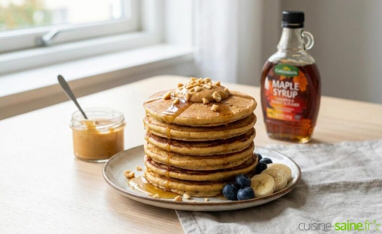 Recette de pancakes protéinés sans gluten ni lactose