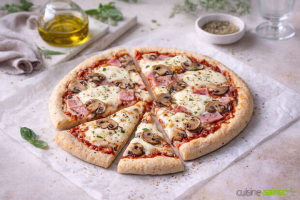 Pizza régina sans gluten